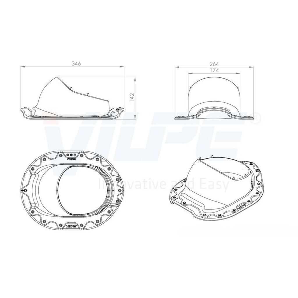 Vilpe AALTO 2K PASS-THROUGH ELEMENT