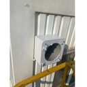 Spacer for outer cover, 50 mm, PVC RAL 