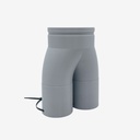 Plenum box straight 2xDN75/125