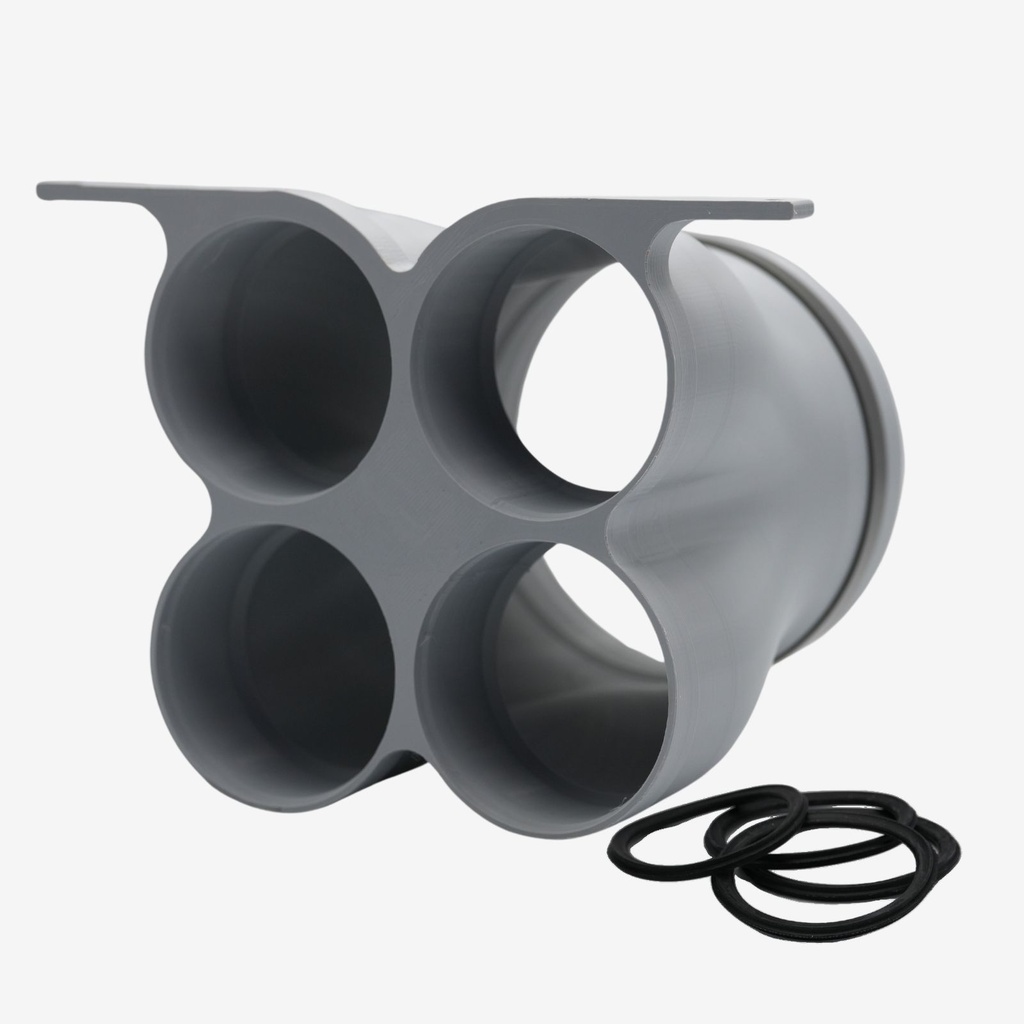 Distributor 4x DN90, throat 160