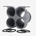 Straight Distributor 4x DN90, neck 125