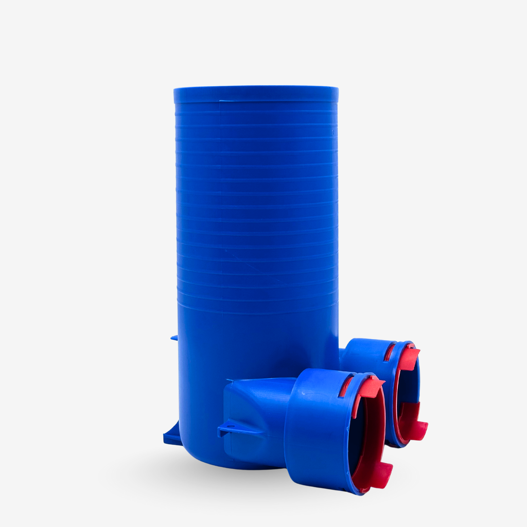 Supply and exhaust box AST 2xDN75/125 – 300mm