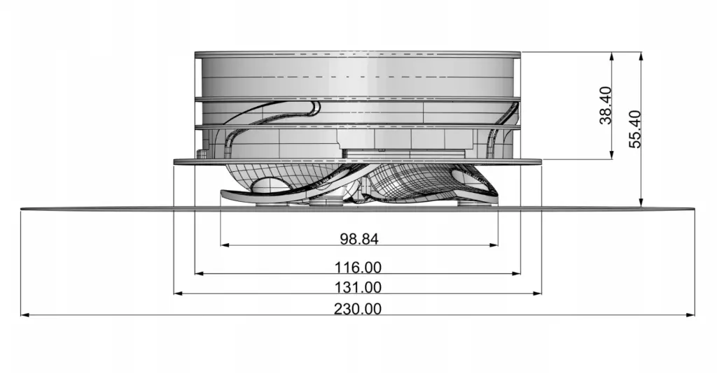 Ventit Slimfit DN125