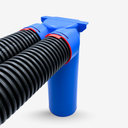 Transition box AST 2xDN90/125 (OD90–ID75 / Ø125)400mm 