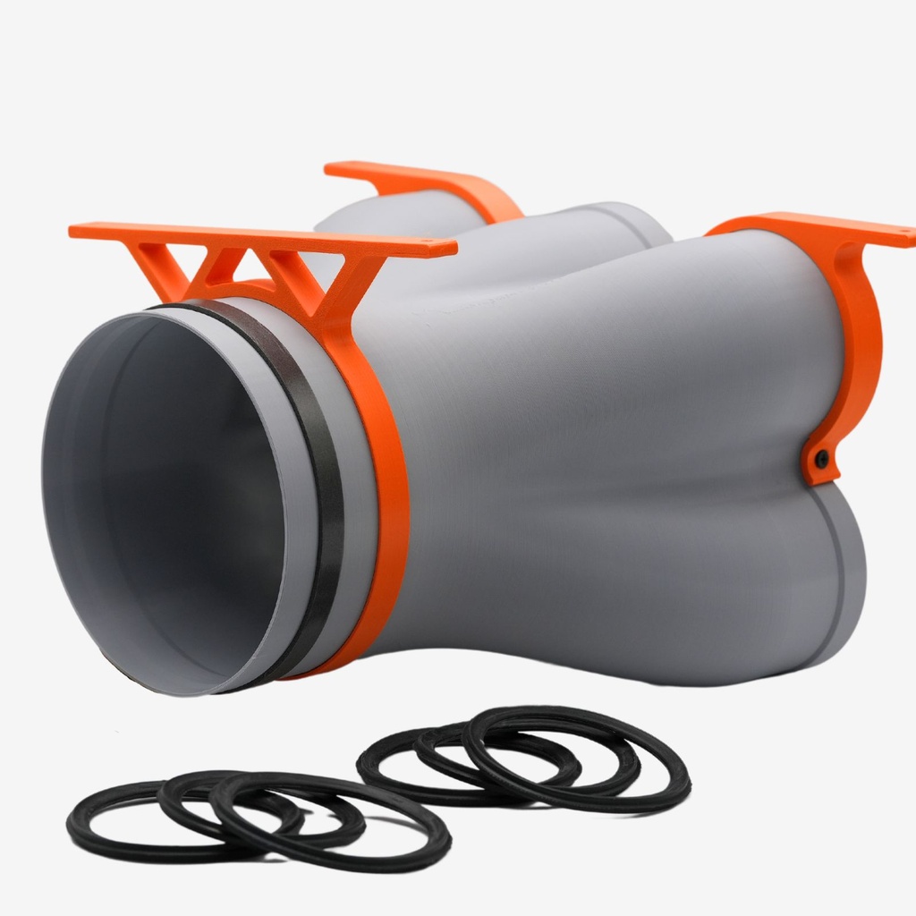 Distributor cone 6x DN90, throat 160