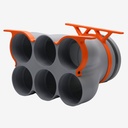 Distributor cone 6x DN90, throat 160