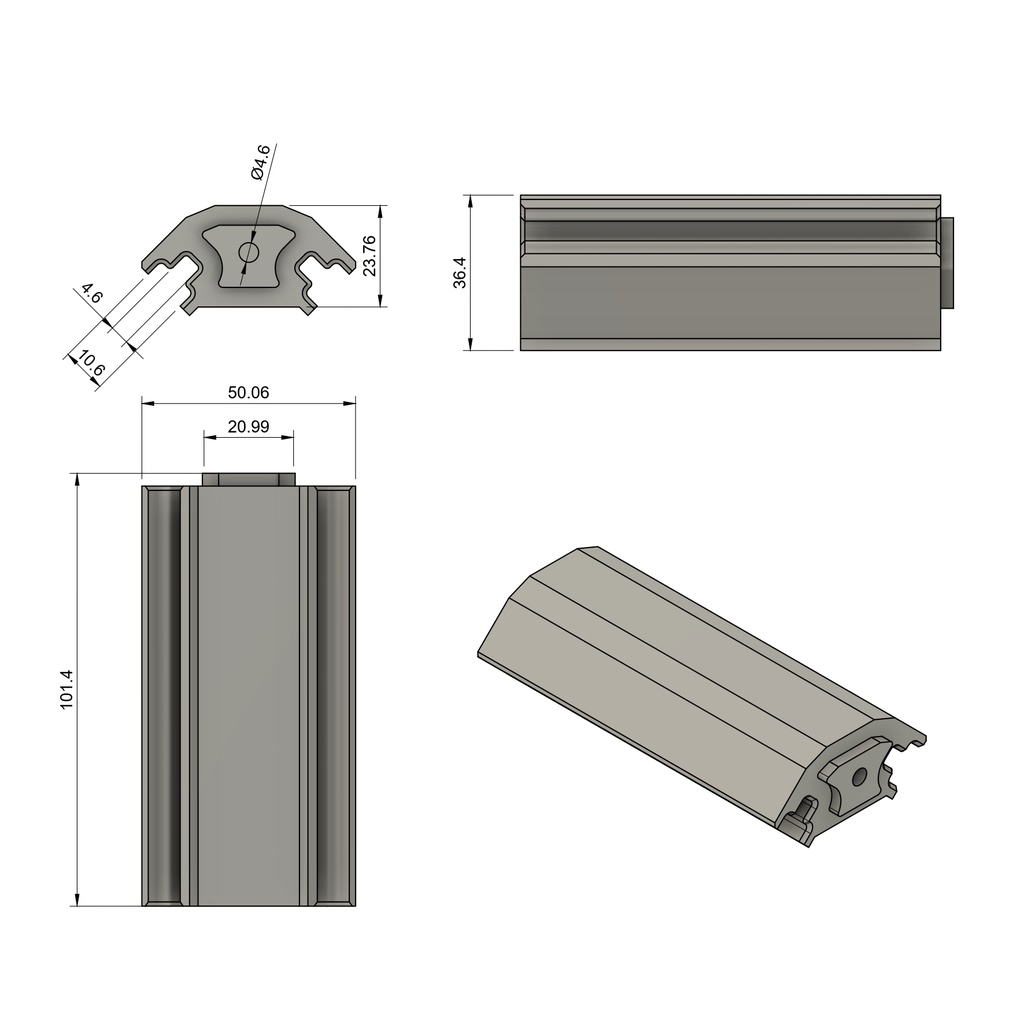 Two-row distributor spacer