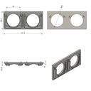 Double bayonet single row DN90