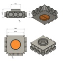 Distributor 9x75 vertical connection 160