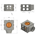 Distributor 8-12 DN90, neck 160