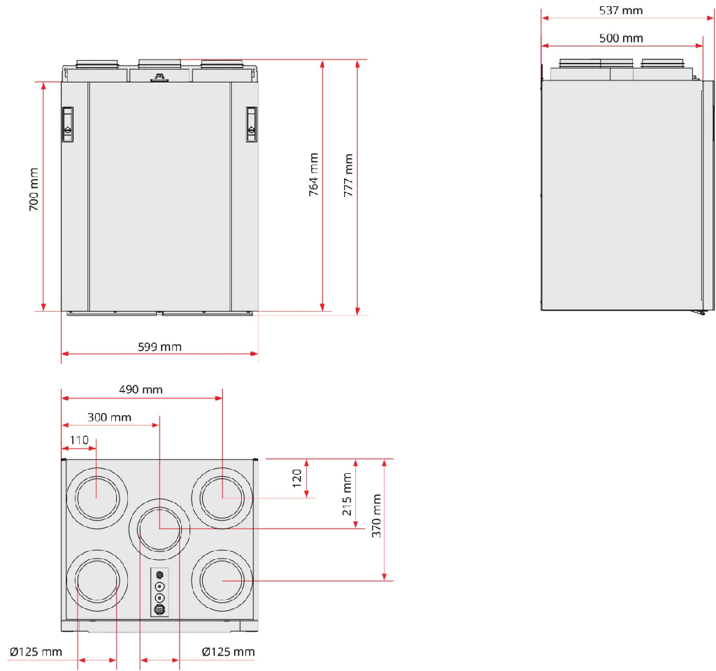 Air handling unit Nordic S3 REL