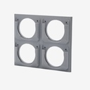 Double supply bayonet double row DN90