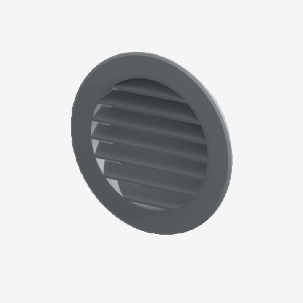 [715020] Exterior grille 125 - grey