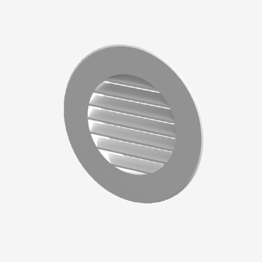 [715015] Exteriérová mriežka 135 - biela