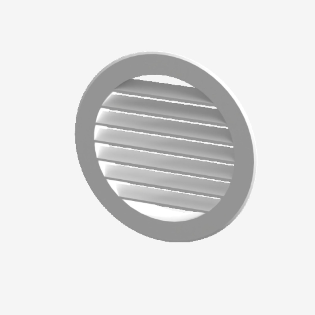 [715016] Exterior grille 160 - white