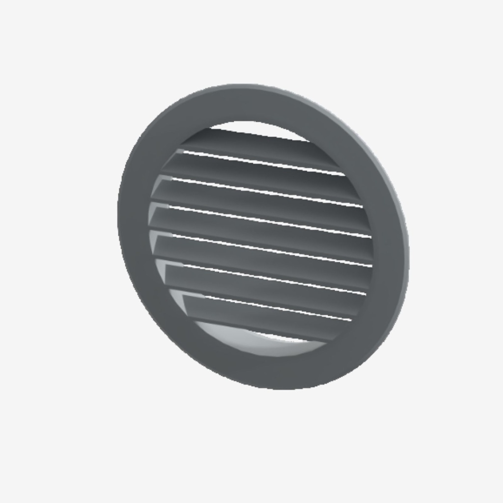 [715022] Exterior grille 160 - grey