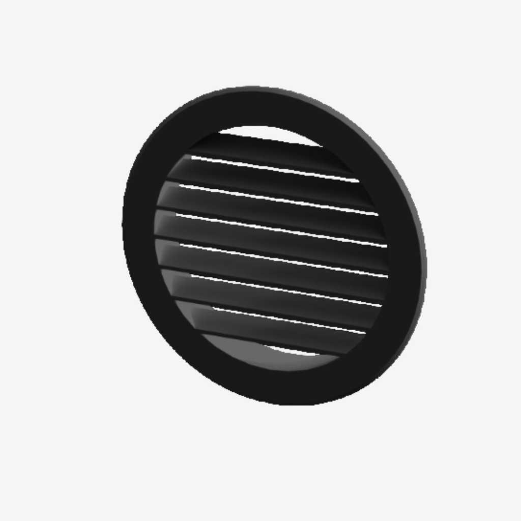 [715010] Exterior grille 160 - black