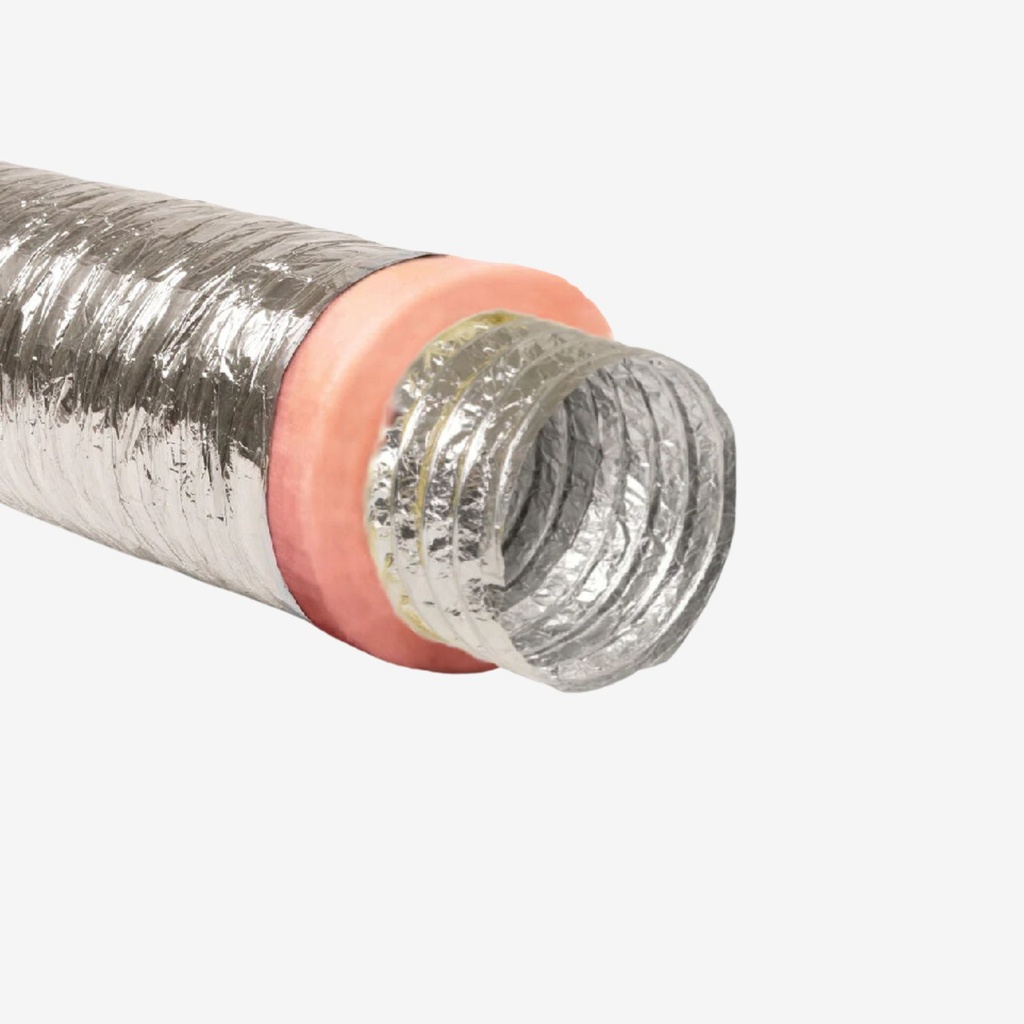 [1400005] Insulated flex duct DN200, length 10m, 25mm insulation