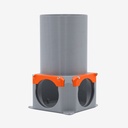 Plenum box unregulated 2xDN90/125