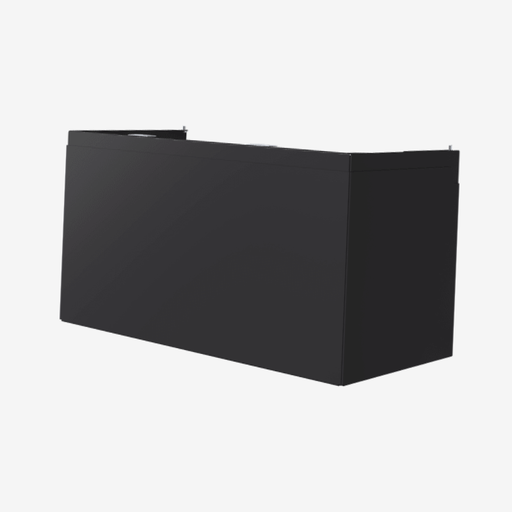 [120523] Duct cover for Flexit Nordic KS3, closed side, black