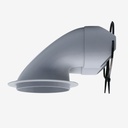 Plenum box for drywall 2xDN90/125