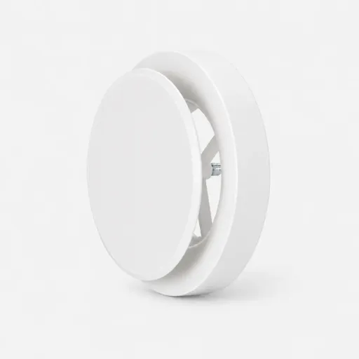 [02804] Supply valve Ø125 white plastic EAN