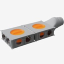 Distribution box 6-10 DN90, throat 125-160