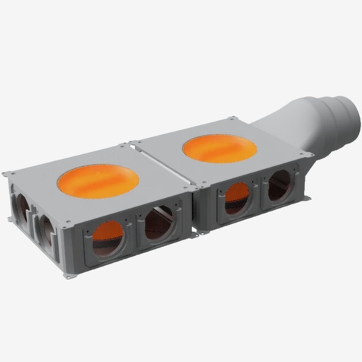 [712033] Distributor 6-10xDN90, throat 125-160