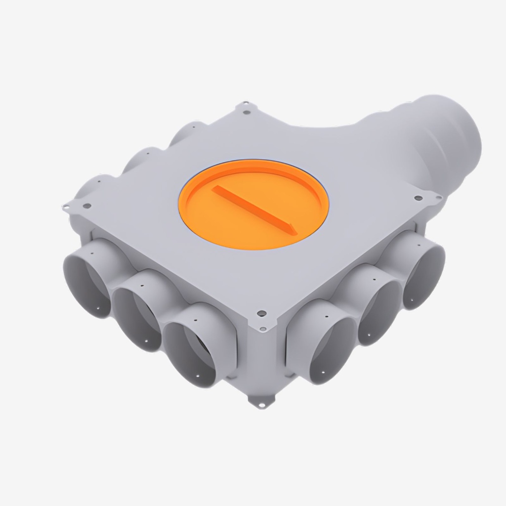 [711112] Distributor 9x75 horizontal connection 125/160 (outer diameter 75 – inner diameter 63)