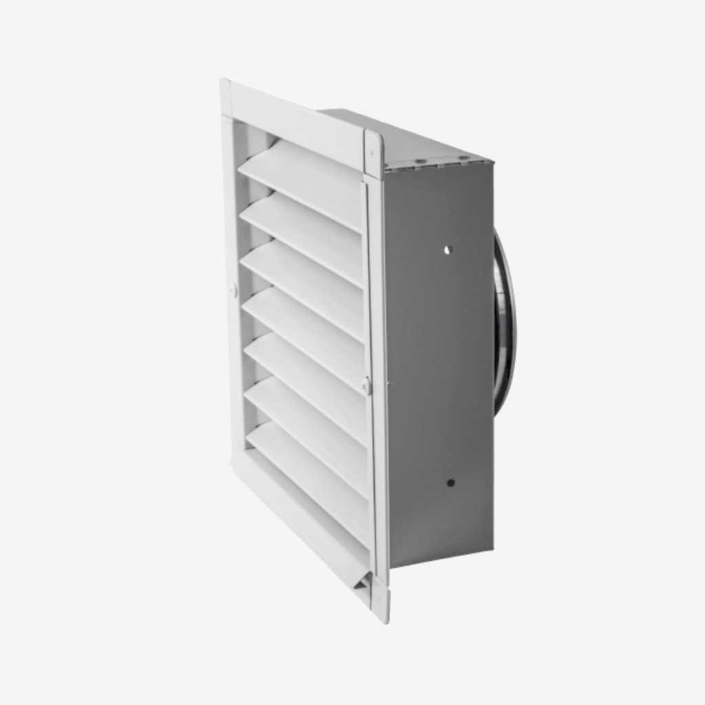 Wall louver V13 Ø160 white