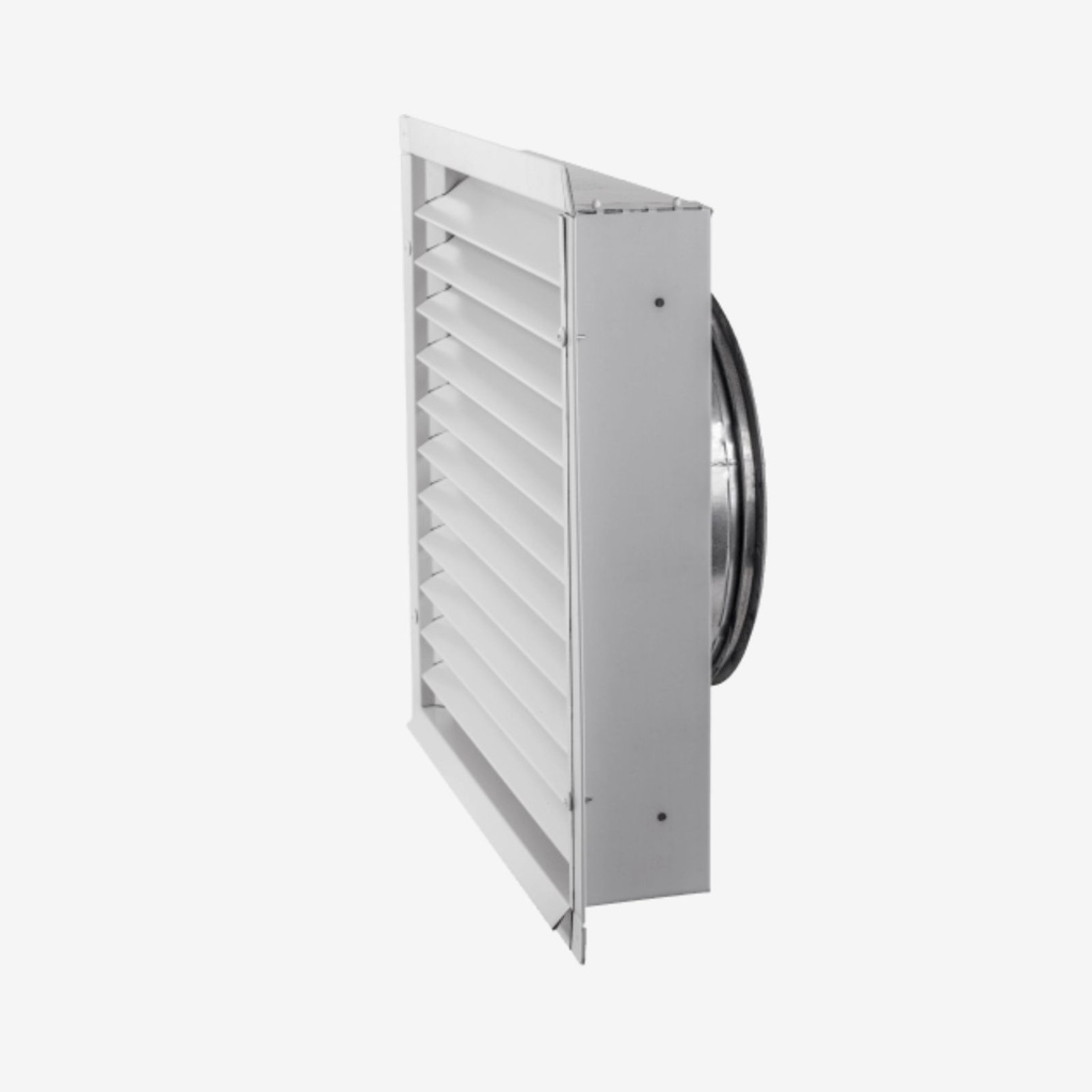 Wall louver V13 Ø250 white