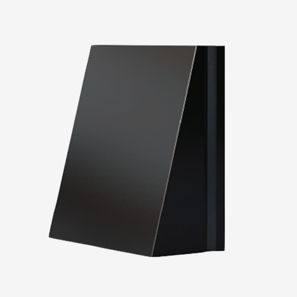 [1300005] Zephyr grille 160 black, lacquered