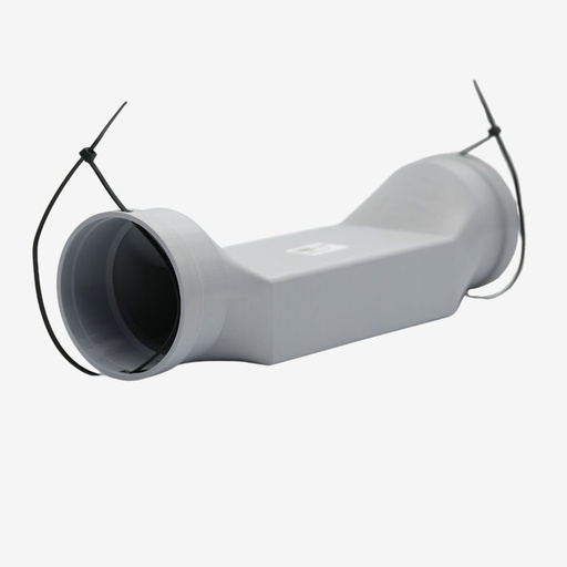 [776002] Long DN75 duct reducer