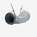 Short DN90 duct reducer