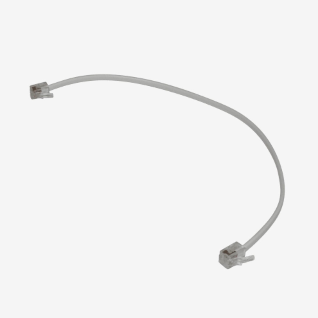 [56161] Cable 2xtele socket 4-pol 0,3m