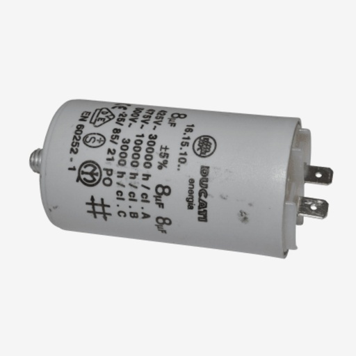[56851] Capacitor w/pins 8uF
