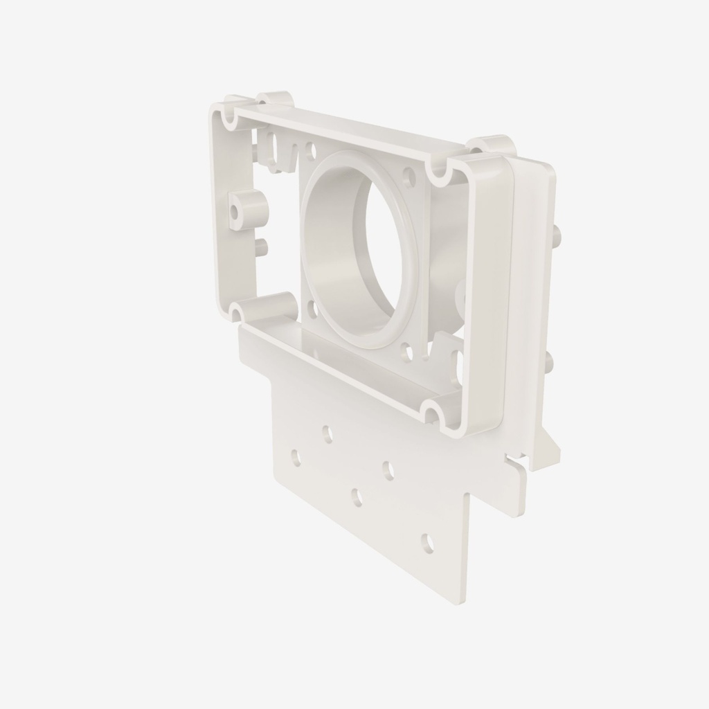 Mounting plate for suction inlet