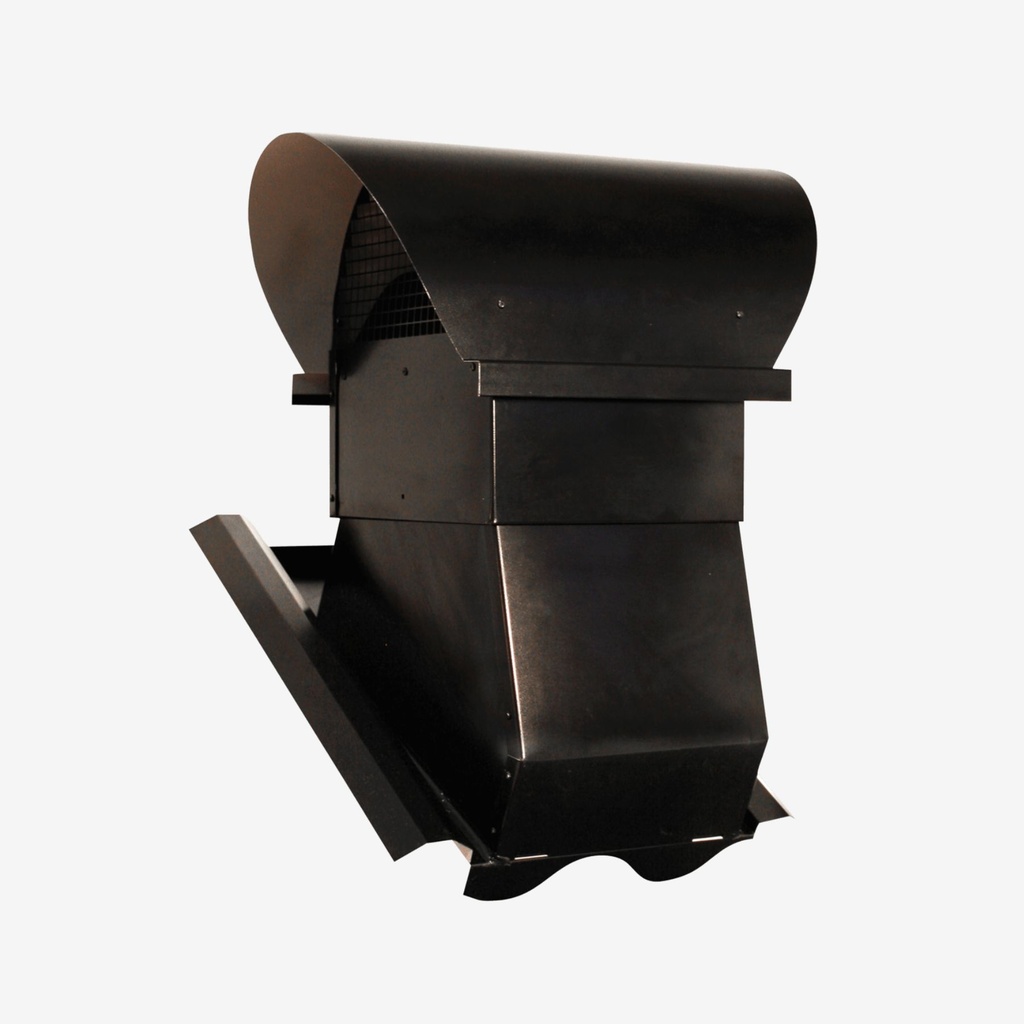 Rura dachowa V160 czarna