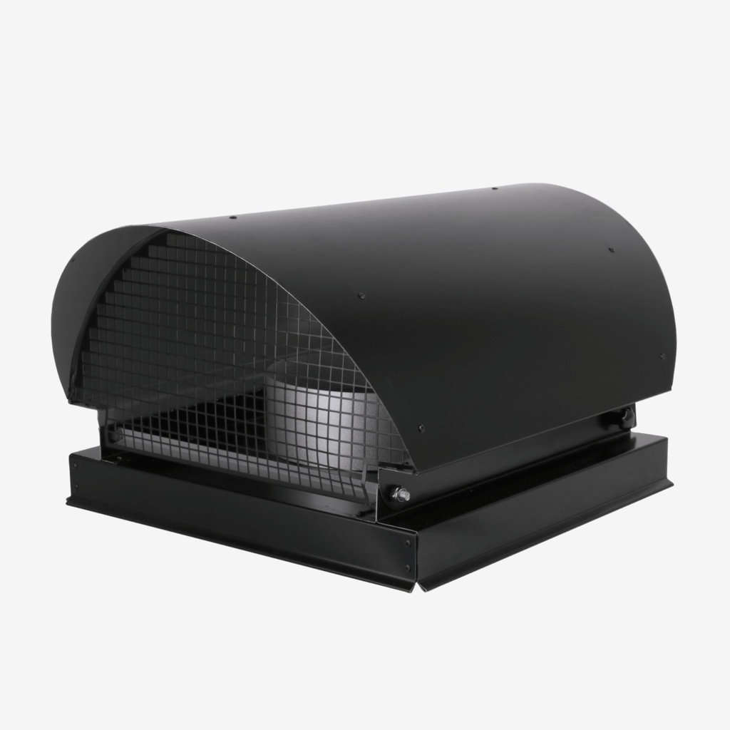 Roof hood flat roof 200 black