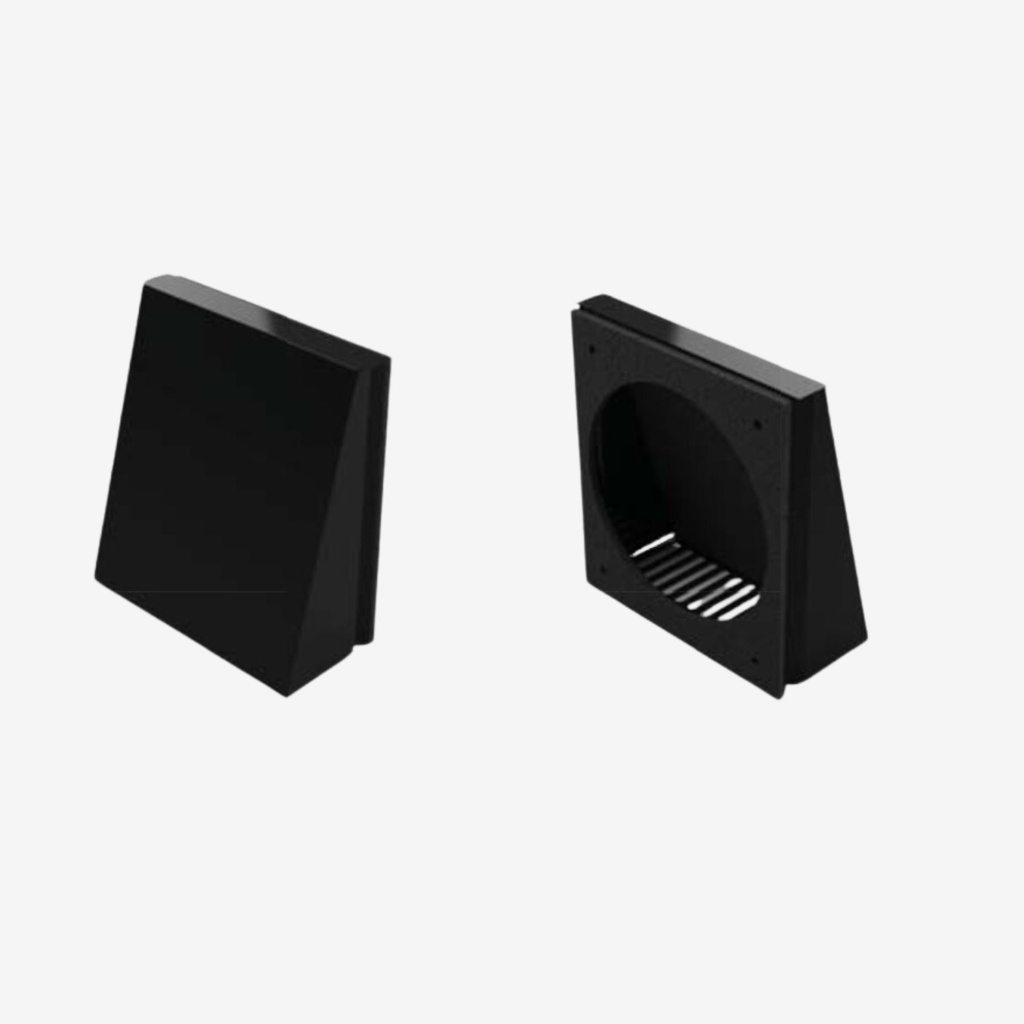 Zephyr  Ozdobny metalowy kaptur zewnętrzny