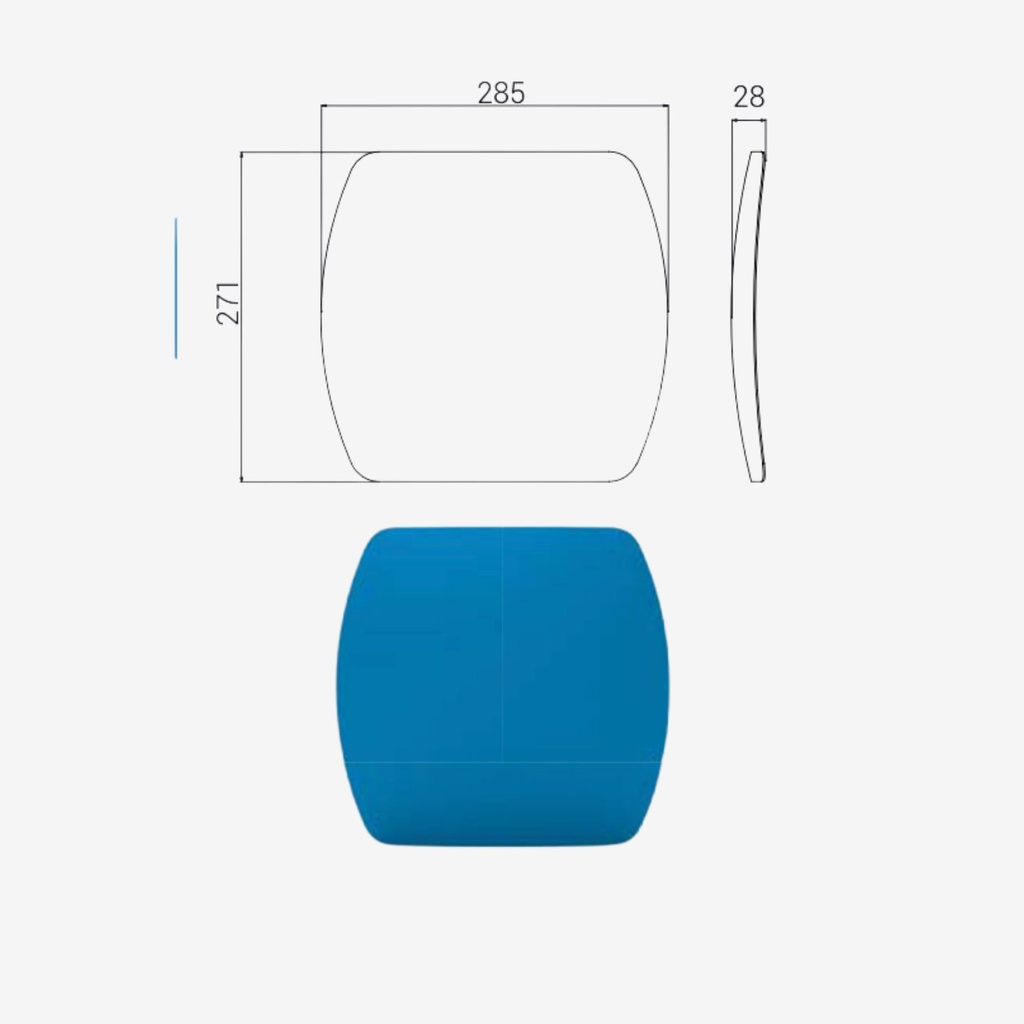 Zephyr Aluminum Front Panel (Model D)