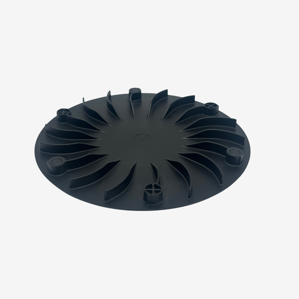 [715101] Flow 125 anemostat Black