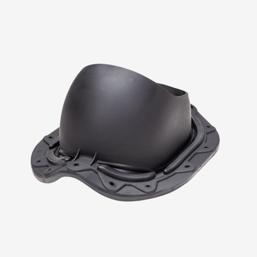 [75172] Vilpe PASS-THROUGH ELEMENT FOR CORRUGATED SHEET METAL ROOFING (Black)