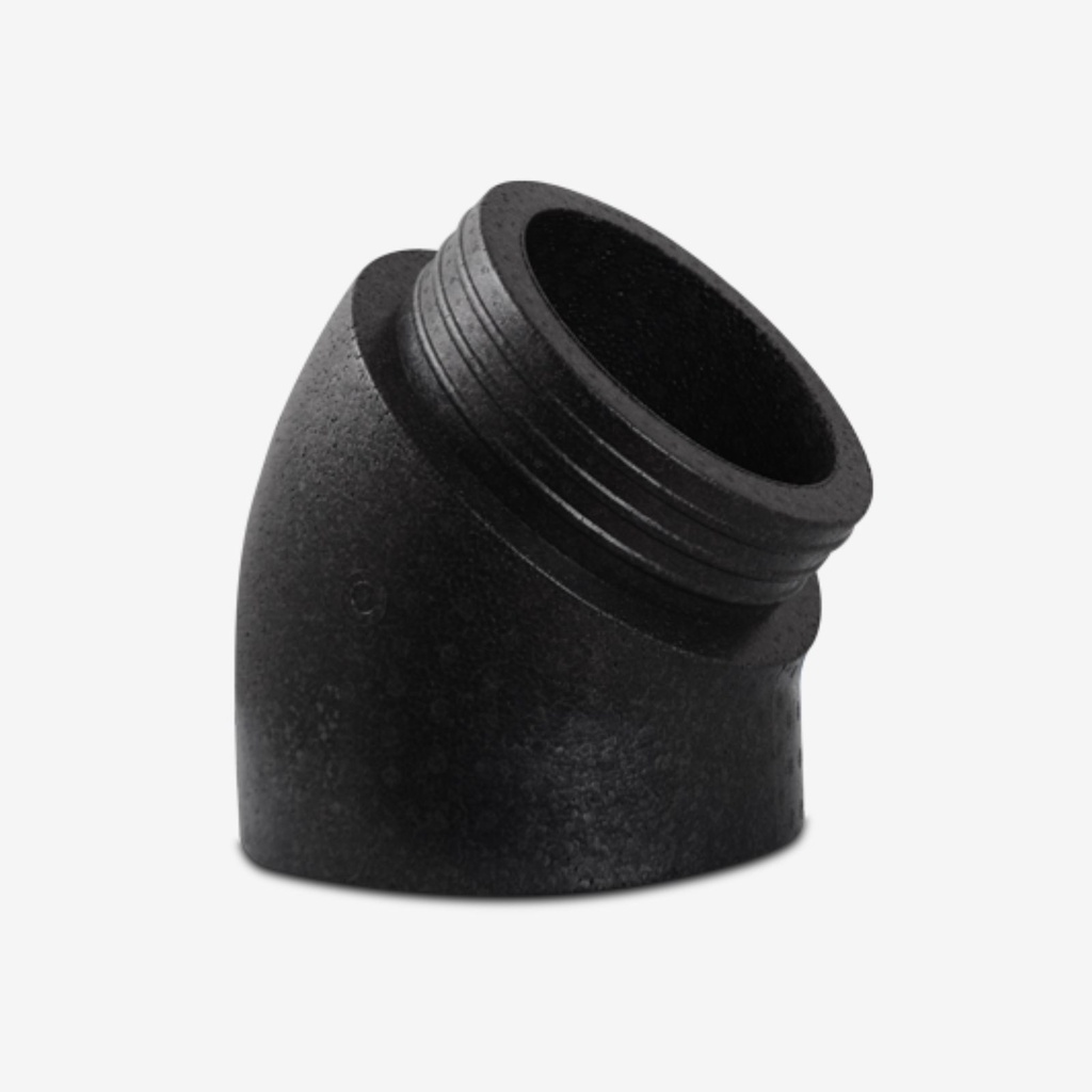 EPP knee 45/125, Thickness 43 mm