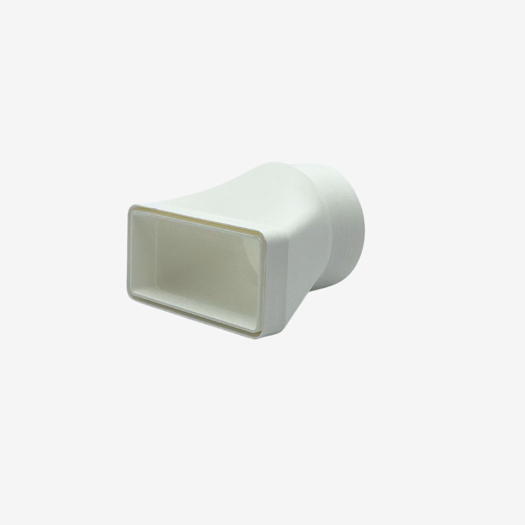 Reducer to flat pipe DN90