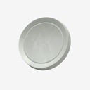 Supply valve Ø160 white plastic