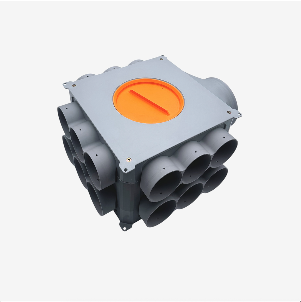 [775006] Side distributor 18xDN75 160 (outer diameter 75 – inner diameter 63)