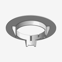 Drywall mounting flange for 704010 plenum box