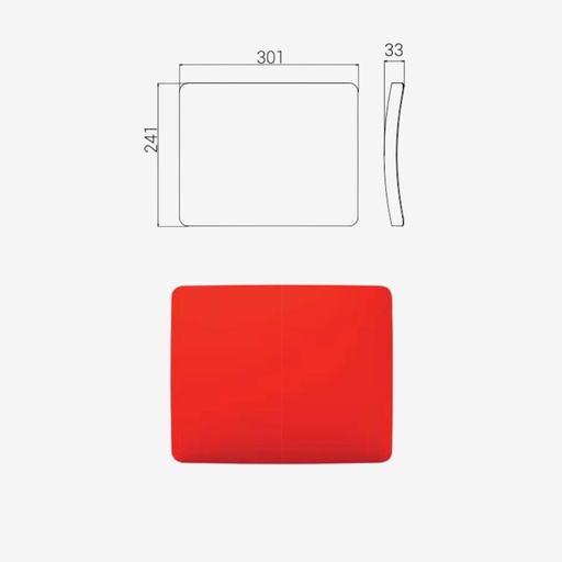 Zephyr Aluminum Front Panel (Model C) (Yellow)
