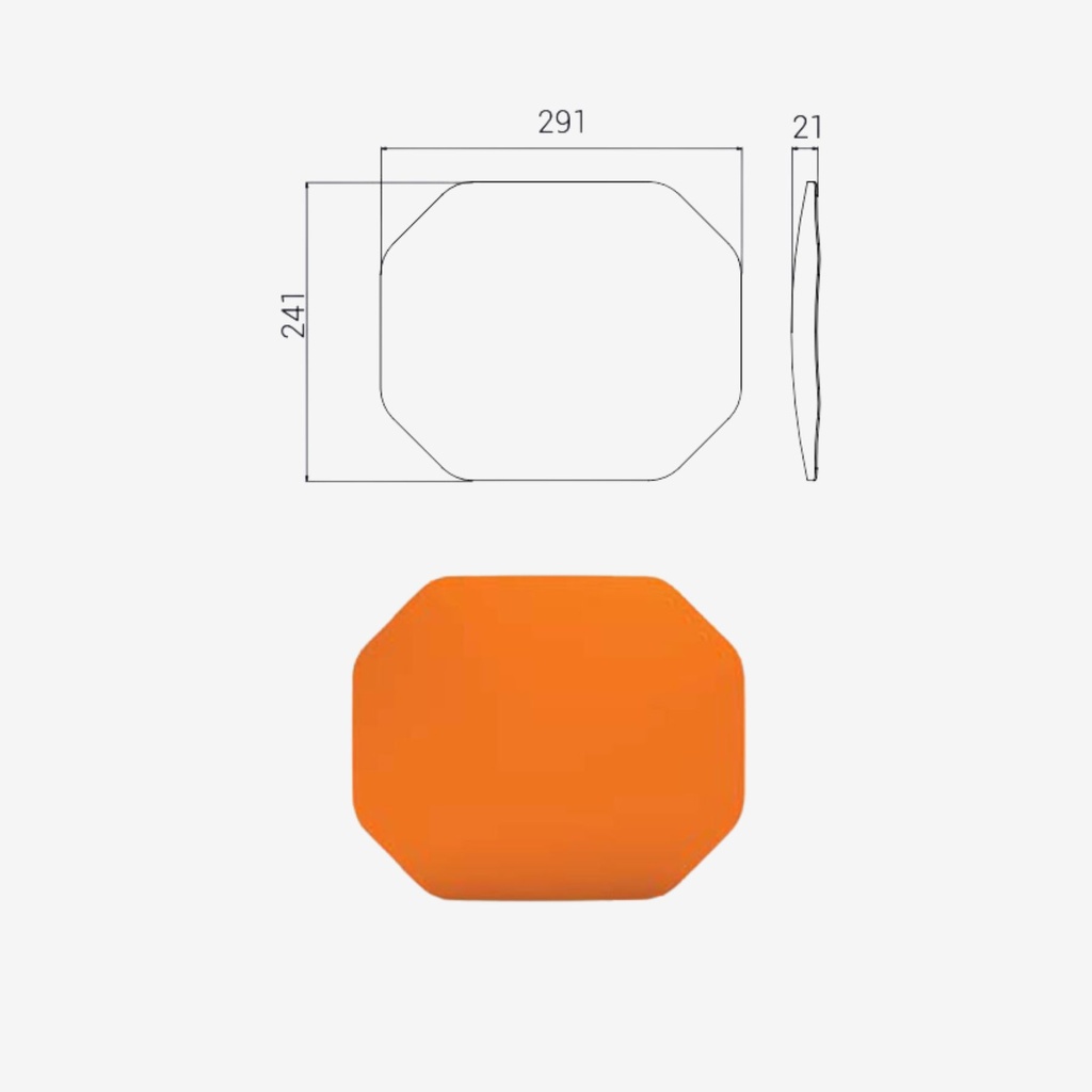 Zephyr Aluminiowy panel przedni  (Model E)